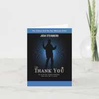 Movie Star Pub Mitzvah Tack Black Navy Blue