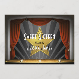 Movie Star Sweet sixteen Inbjudningar