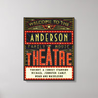 Movie Theater Marquee Home Cinema | Anpassat namn