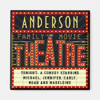 Movie Theater Marquee Home Cinema | Anpassat namn
