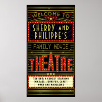 Movie Theater Marquee Home Cinema | Namn Long V2