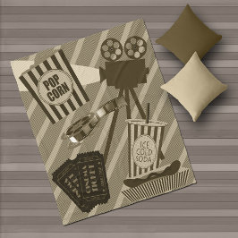 Movie Theater Props Vintage Design Fleecefilt