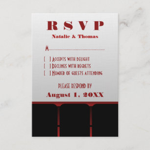 Movie Theater Responcard Card, Red OSA Kort