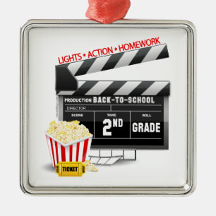 Movie Theme andra Klass Julgransprydnad Metall