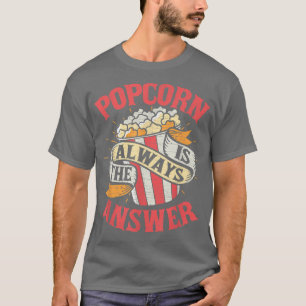 Movie Watching Night Popcorn Älskare T Shirt