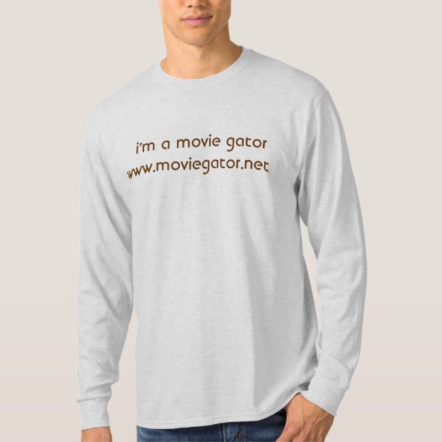 moviegator.net - I-förmiddag en filmalligator - Tee Shirt (Framsida)
