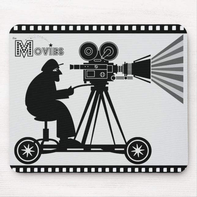*Movies* CameraMan Mousepad Musmatta (Framsidan)