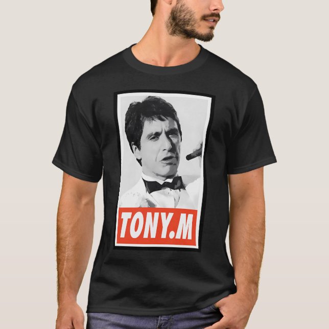 -Movies-Tony Montana T Shirt (Framsida)