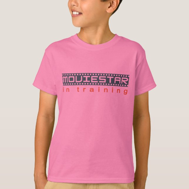 Moviestar i utbildning tee shirt (Framsida)