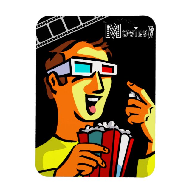 MOVIETIM NÅGON? Flexibel magnet (Vertikal)