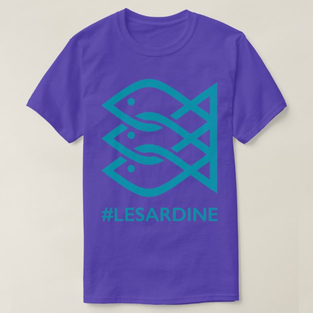 Movimento Le Sardine Anti-Salvini Anti-Lega Peace  T Shirt (Design framsida)