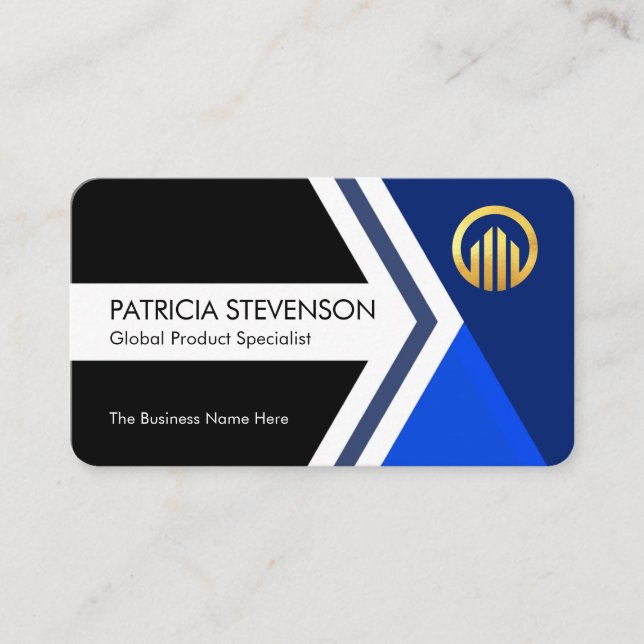 Moving Forward Arrowhead To Success Visitkort (Framsida)