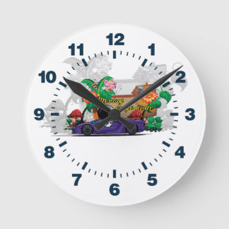 Moving On Clock Rund Klocka