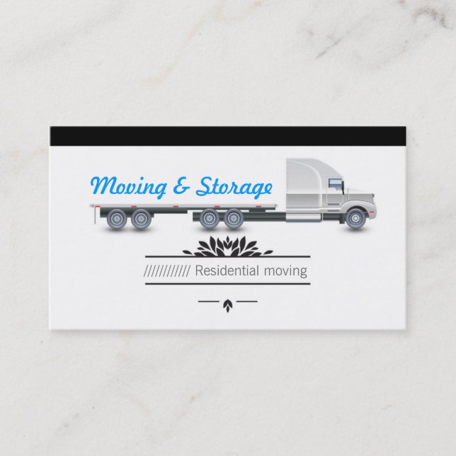 Moving & Storage Visitkort (Framsida)