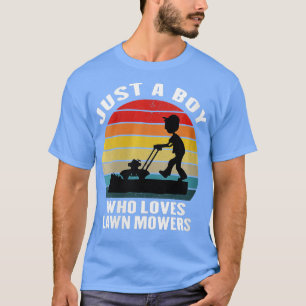 Mower för kvinnlig Gräsmatta för Boys Kids Gräsmat T Shirt