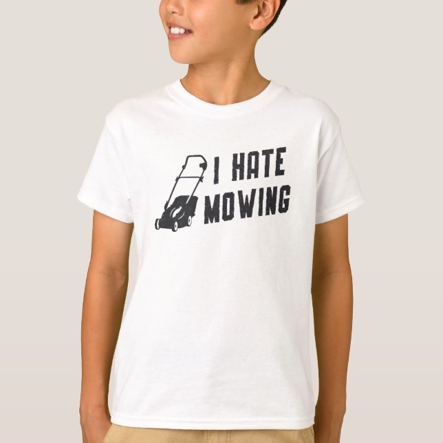 Mower Gräsmatta Mower  Gräsmatta Mining T Shirt (Framsida)