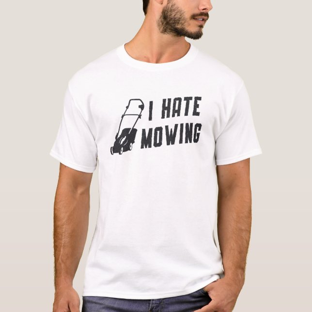 Mower Gräsmatta Mower  Gräsmatta Mining T Shirt (Framsida)
