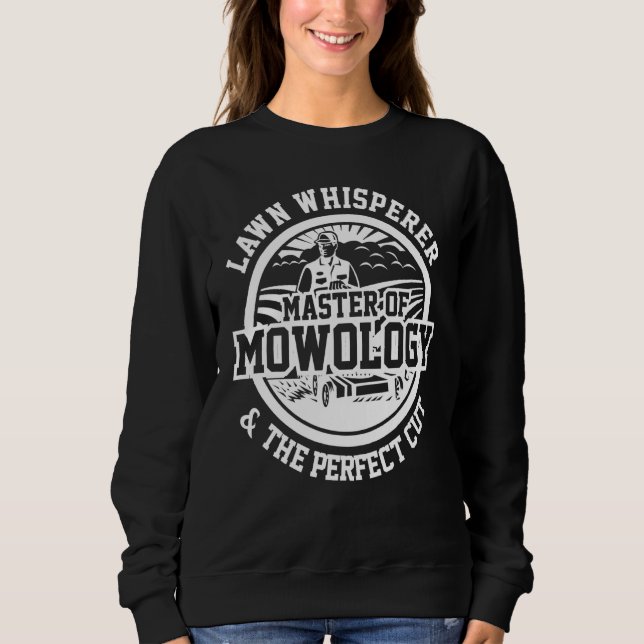Mower Gräsmatta Whisperer Mowology Yard Work Gräsm T Shirt (Framsida)