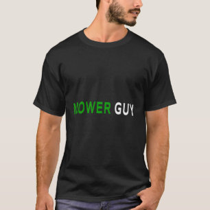 Mower Guy Gardener Gräsmatta Mwing Grass Cining T Shirt