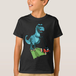 Mower T-Rex-traktorns gift för till-Gräsmatta T Shirt