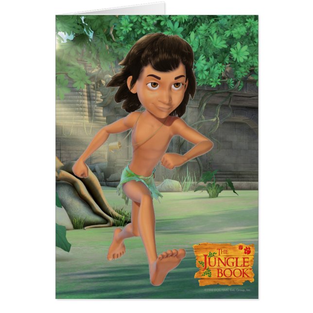 Mowgli 3 hälsningskort (Framsidan)