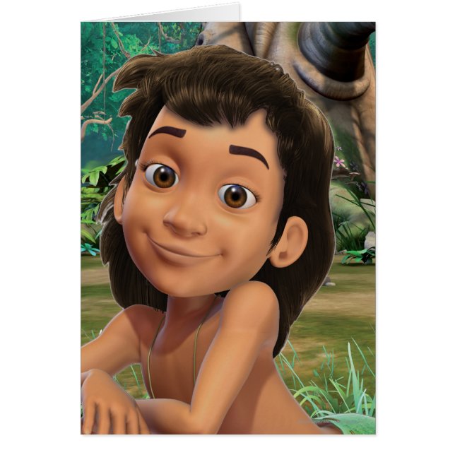 Mowgli 4 hälsningskort (Framsidan)