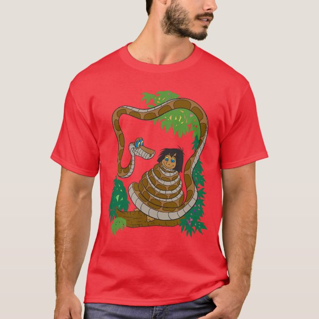 Mowgli Kaa Hypnotisera Affisch T Shirt (Framsida)