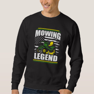 Mows Legend Gräsmatta Mower American Far Da Lång Ärmad Tröja
