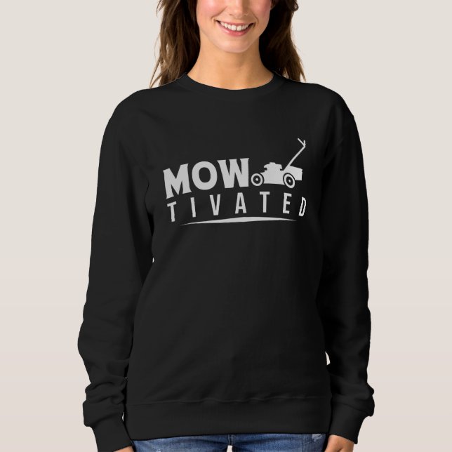 Mowtivated Grasklippningsgräsklippare   T Shirt (Framsida)