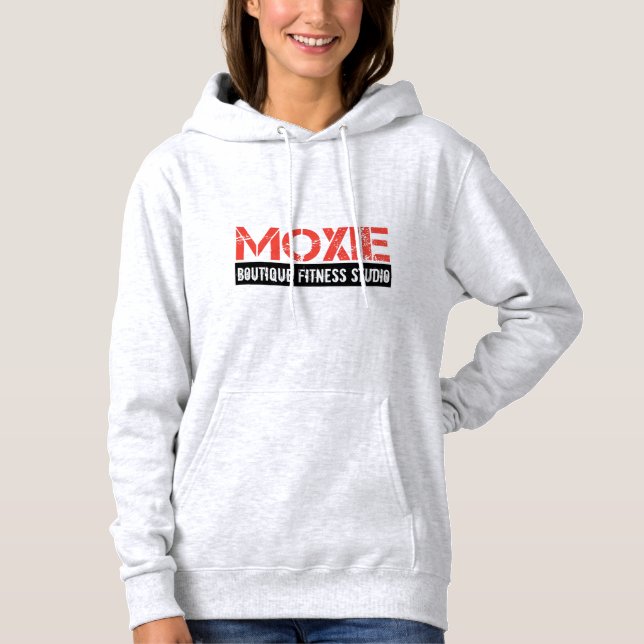 MOXIE BOUTIQUE FITNESS STUDIO HOODIE T SHIRT (Framsida)