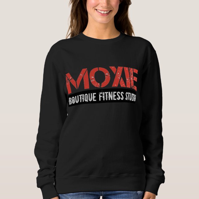 MOXIE BOUTIQUE FITNESS STUDIO SWEATSHIRT T SHIRT (Framsida)
