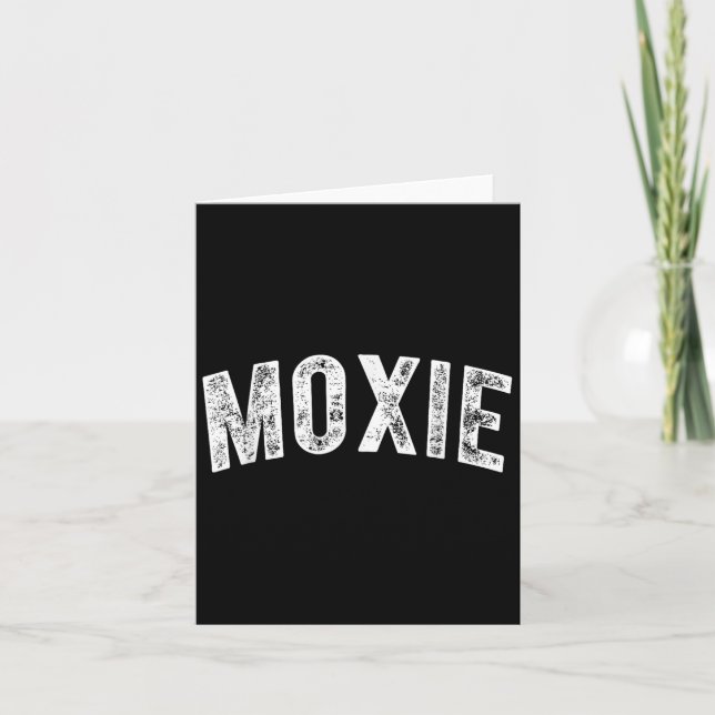 Moxie  kort (Framsida)