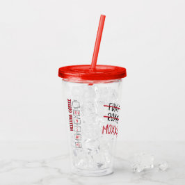 Mox's Misto - Akryltorktumlare Take Away Mugg