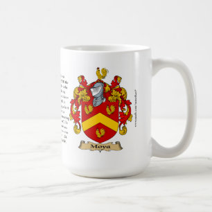 Moya familjvapensköld kaffemugg