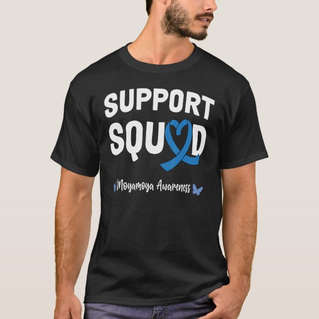 Moyamoya Disease Awareness Butterfly Support 1 T Shirt (Framsida)