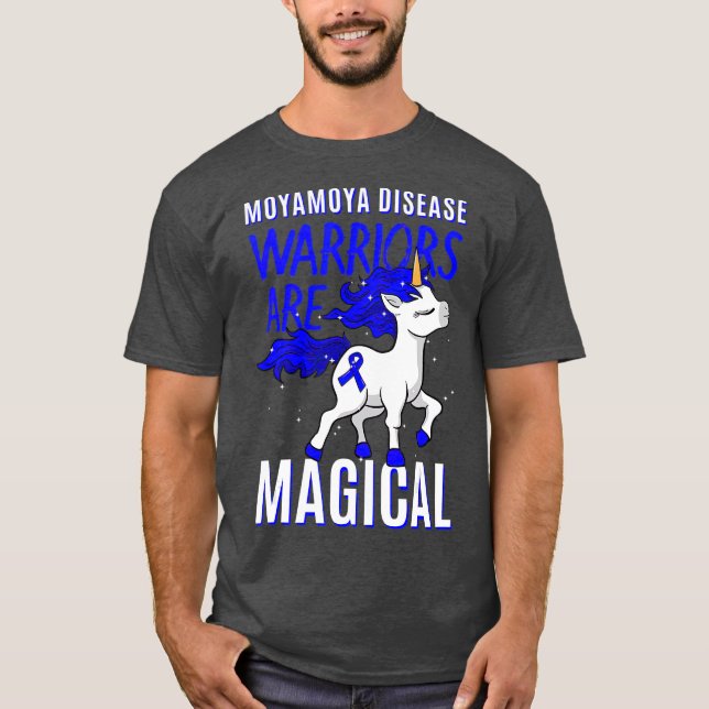 Moyamoya Disease Warrior Disorder Blood Vessel T Shirt (Framsida)