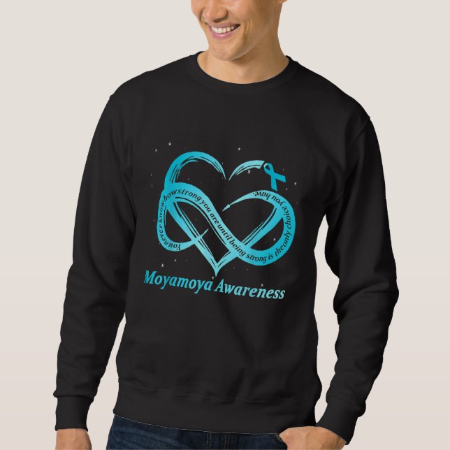 Moyamoya Warrior, jag är Bra Lång Ärmad Tröja (Framsida)