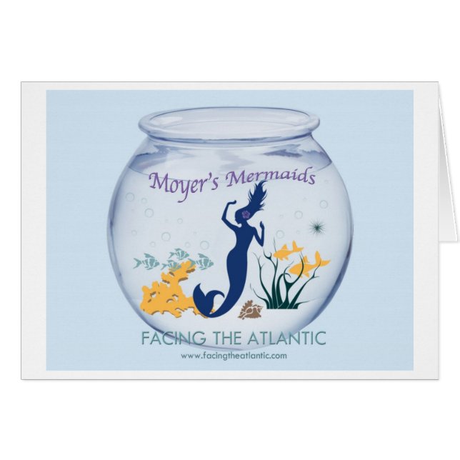 Moyers sjöjungfruar hälsningskort (Framsidan Horizontal)