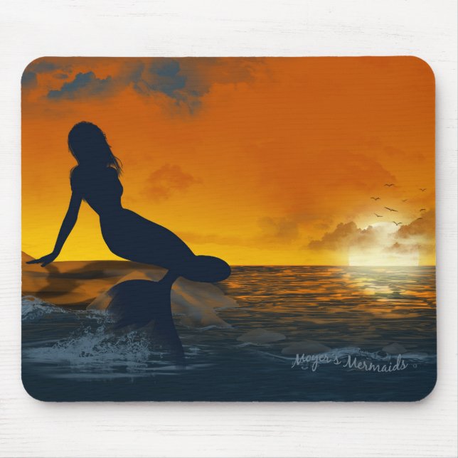 Moyers sjöjungfruar Mousepad Musmatta (Framsidan)