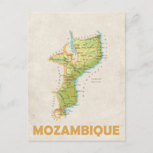 Mozambique kart vykort