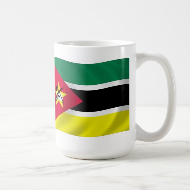 Mozambiques flagga Kopp (Höger)