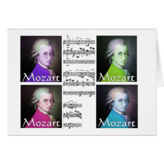 Mozart Älskare Gifts Hälsningskort