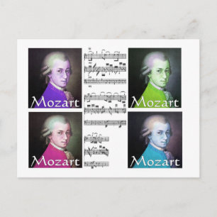 Mozart Älskare Gifts Vykort