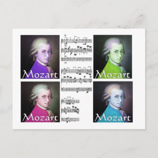 Mozart Älskare Gifts Vykort