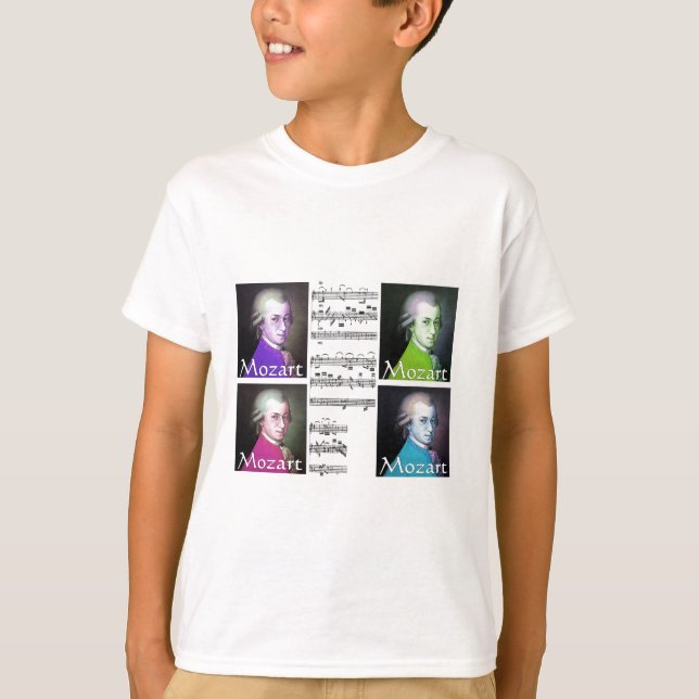 Mozart älskaregåvor t-shirt (Framsida)