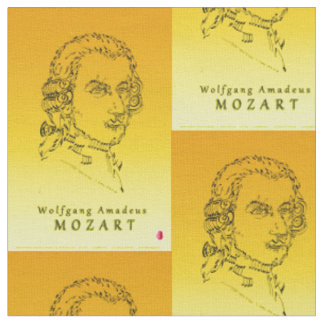 Mozart ansikte musiken tyg