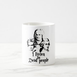 Mozart Bach Beethoven Kaffemugg
