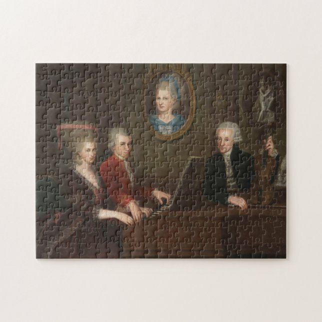 Mozart familj pussel (Horisontell)