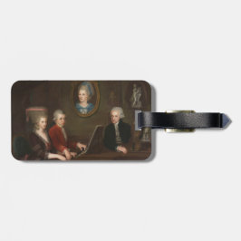 Mozart familjporträtt bagagebricka