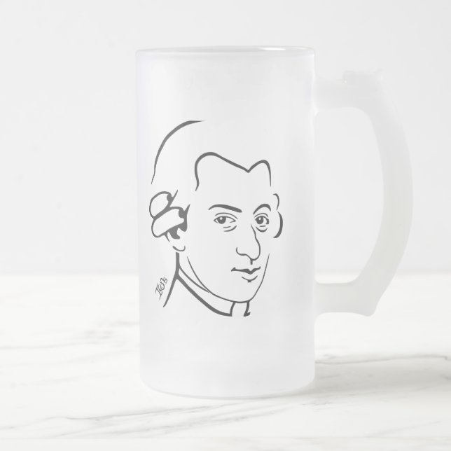 Mozart frostad mugg (Höger)
